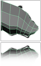 Lowpoly model des B&auml;rs